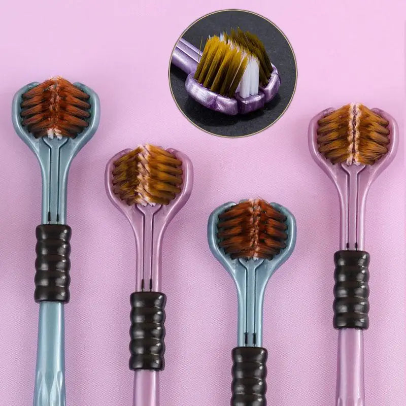 Three Side Toothbrush Pack of 2 Cosmia.pk