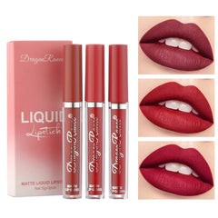 3 Pcs Dragon Ranee Matte Lipgloss Set Dragon Ranee
