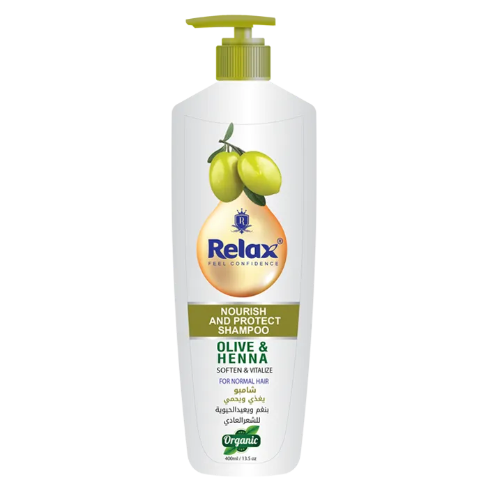 Relax Olive & Henna Shampoo - 400ml Relax