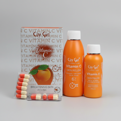 City girl Vitamin C skin polish with free capsules City Girl