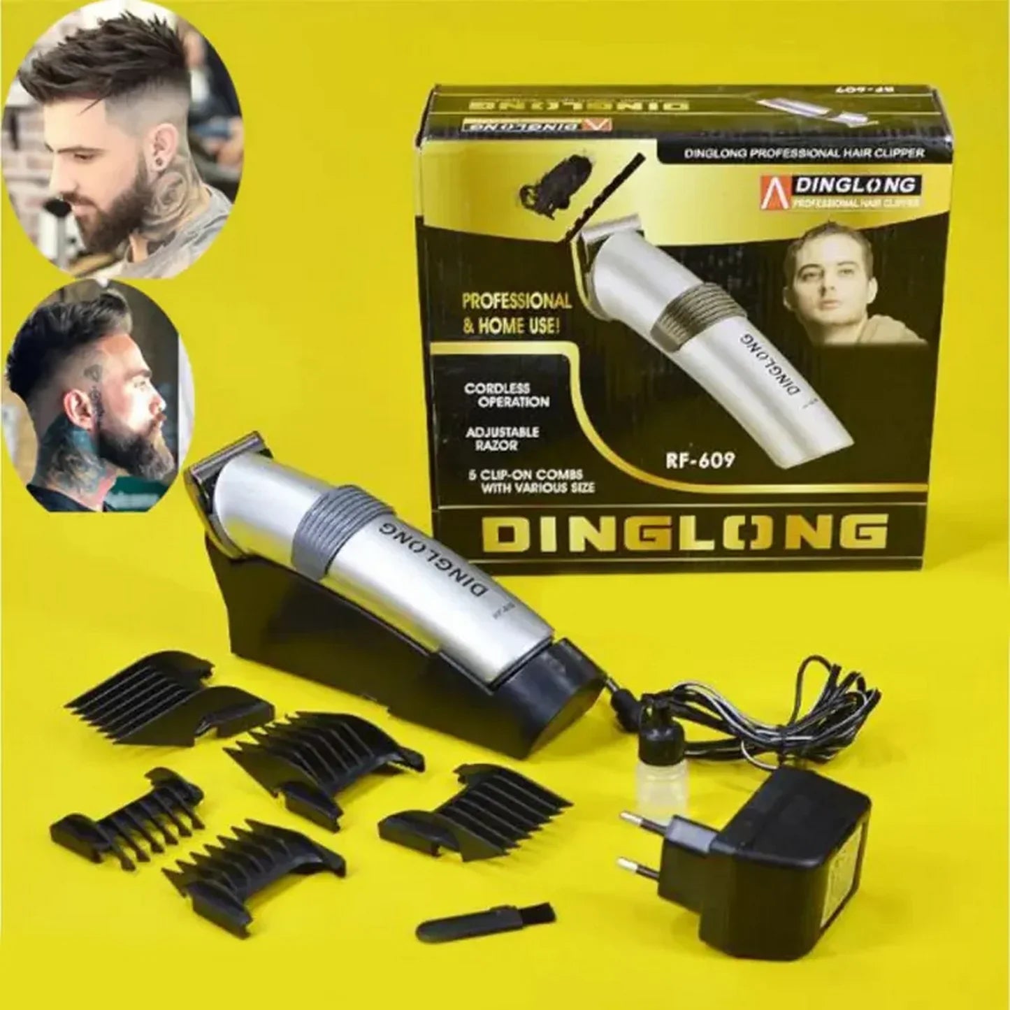 Dinglong RF-609 Hair Clipper and Beard Trimmer dinglong