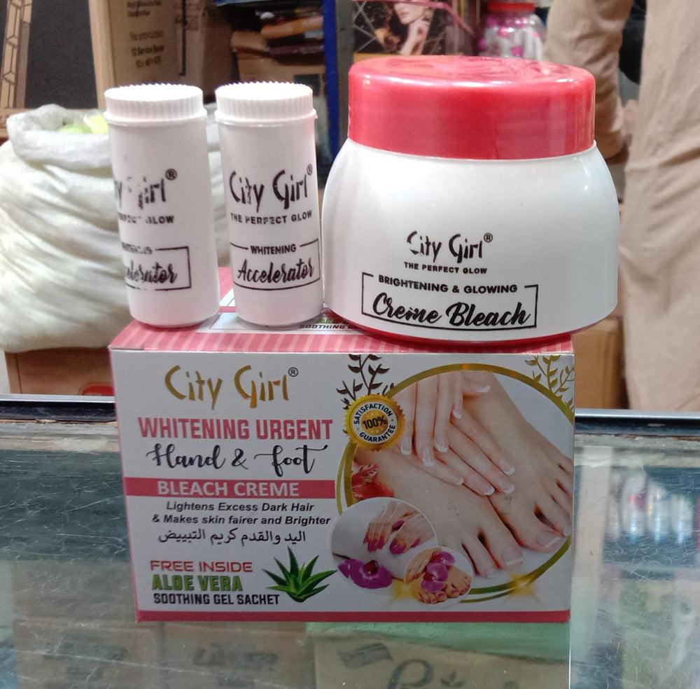 City Girl Hand & Foot Whitening Bleach Cream City Girl