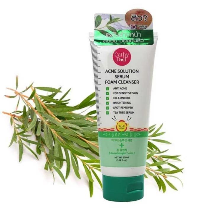 Cathy Doll Acne Solution Serum Foam Cleanser 100ml Cathy Doll