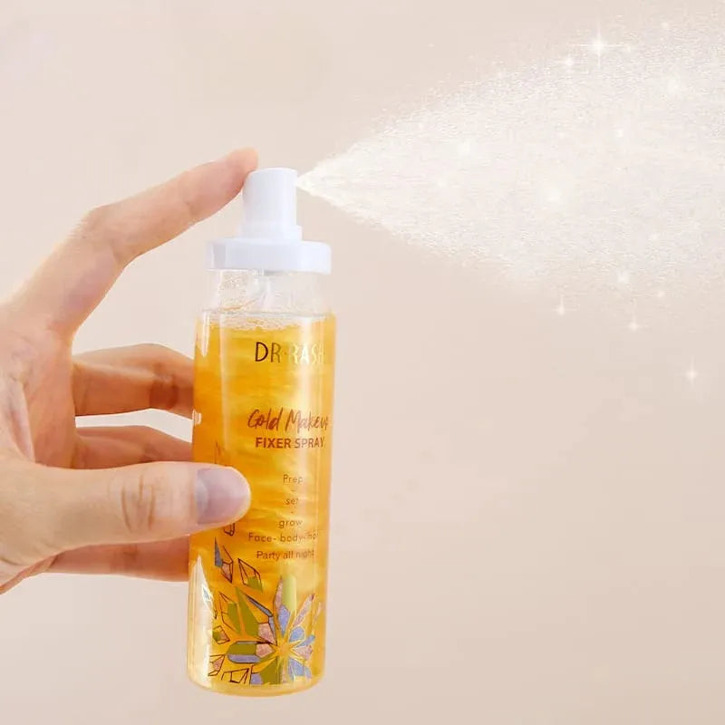 Dr.Rashel Lightweight & Moisturizing Gold Makeup Fixer Spray - 100ml DR.Rashel