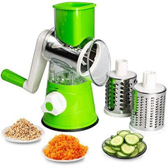 Manual, Hand-Crank Rotary Vegetable Cutter & Grater Cosmia.pk