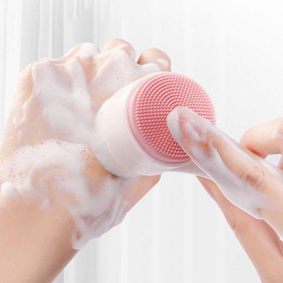 3D Double Sides Multifunctional Silicone Massage Brush Cosmia.pk