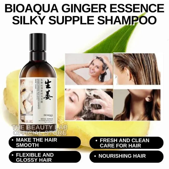 Bioaqua Ginger Essence Silky Supple Shampoo - 250ml Bioaqua
