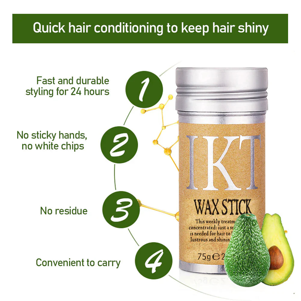 IKT Hair Wax Stick Gel Cream Styling Hair Frizz Fixed IKT