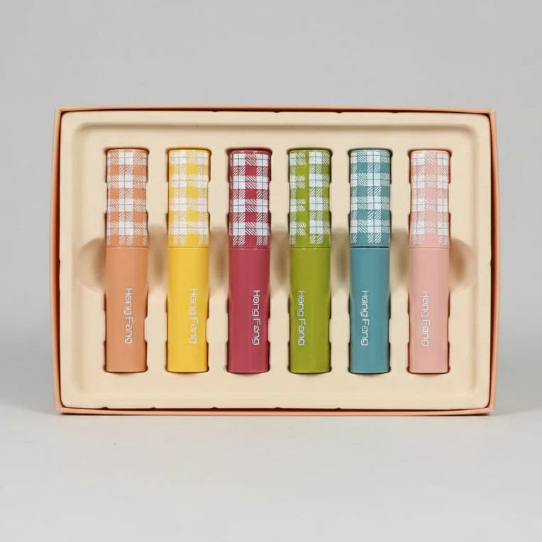 Heng Fang Vitality Girl Lip Gloss Set - 6Pcs Heng Fang