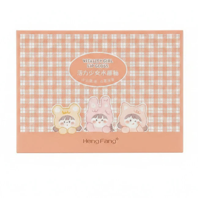 Heng Fang Vitality Girl Lip Gloss Set - 6Pcs Heng Fang
