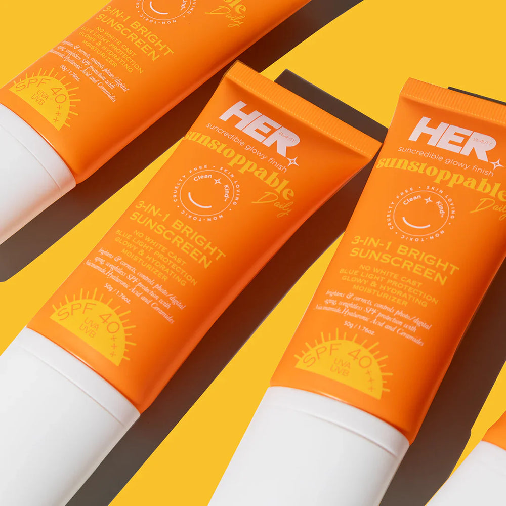 HER Beauty 3 in 1 Bright Sunscreen (SPF 40 +++) 50g HER Beauty