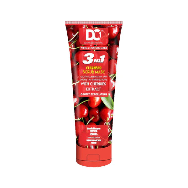DC Ultimate Facial Series 3in1 Cherries Extract Cleanser Scrub Mask DC1