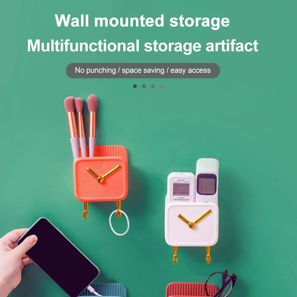 Creative Wall Mounted Multipurpose Storage Rack - Random Color Cosmia.pk