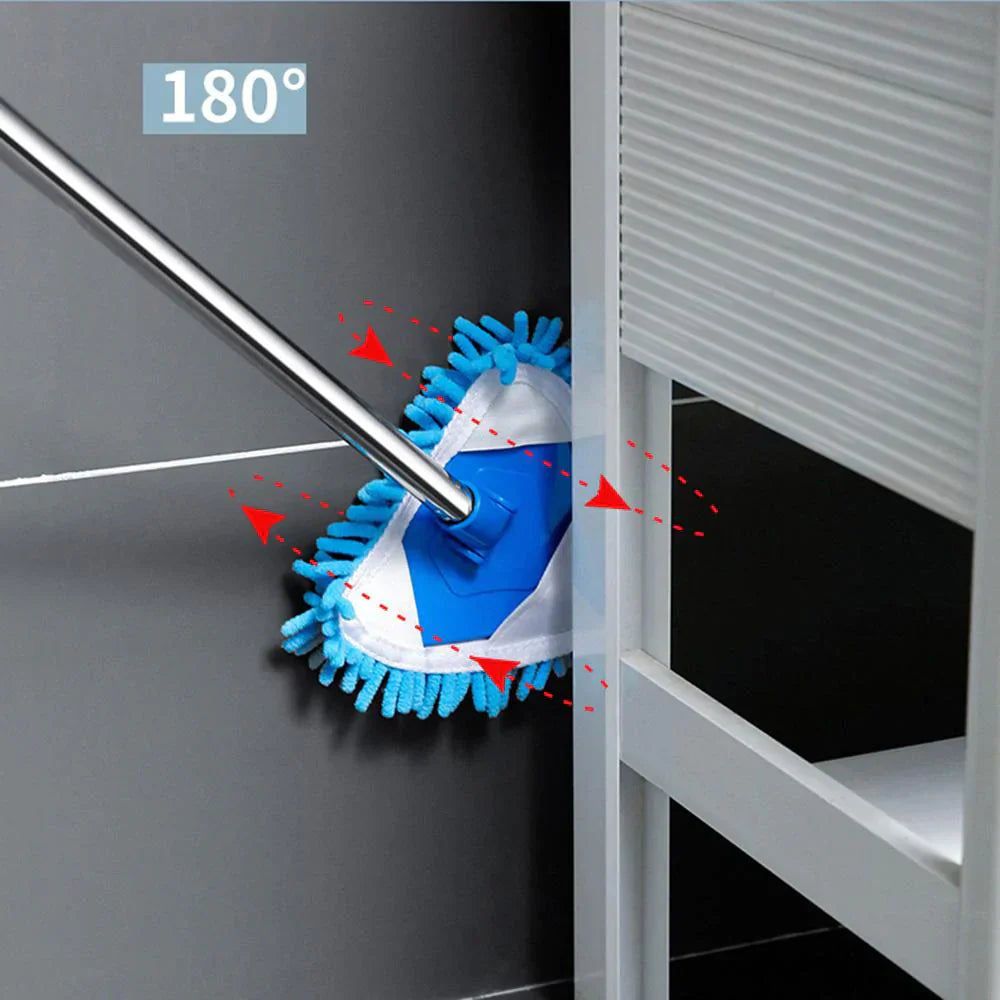 180 Degree Rotatable Adjustable Microfiber Telescopic Triangle Mop Cosmia.pk
