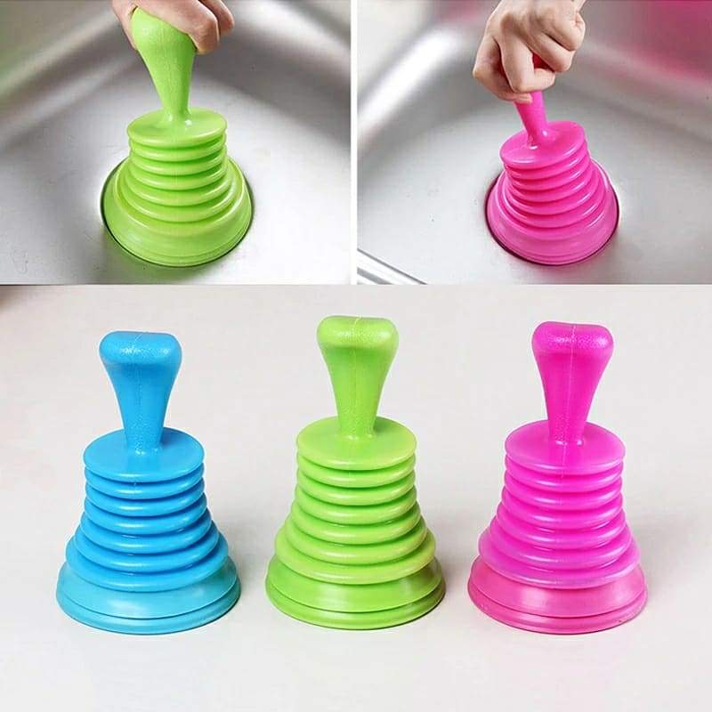 Sink Cleaner Flange Plunger Kitchen Clog Remover Cosmia.pk