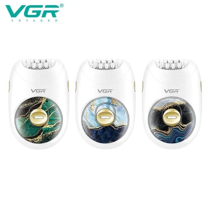 VGR V-706 Cordless Professional Women Epilator with 18 Tweezers VGR