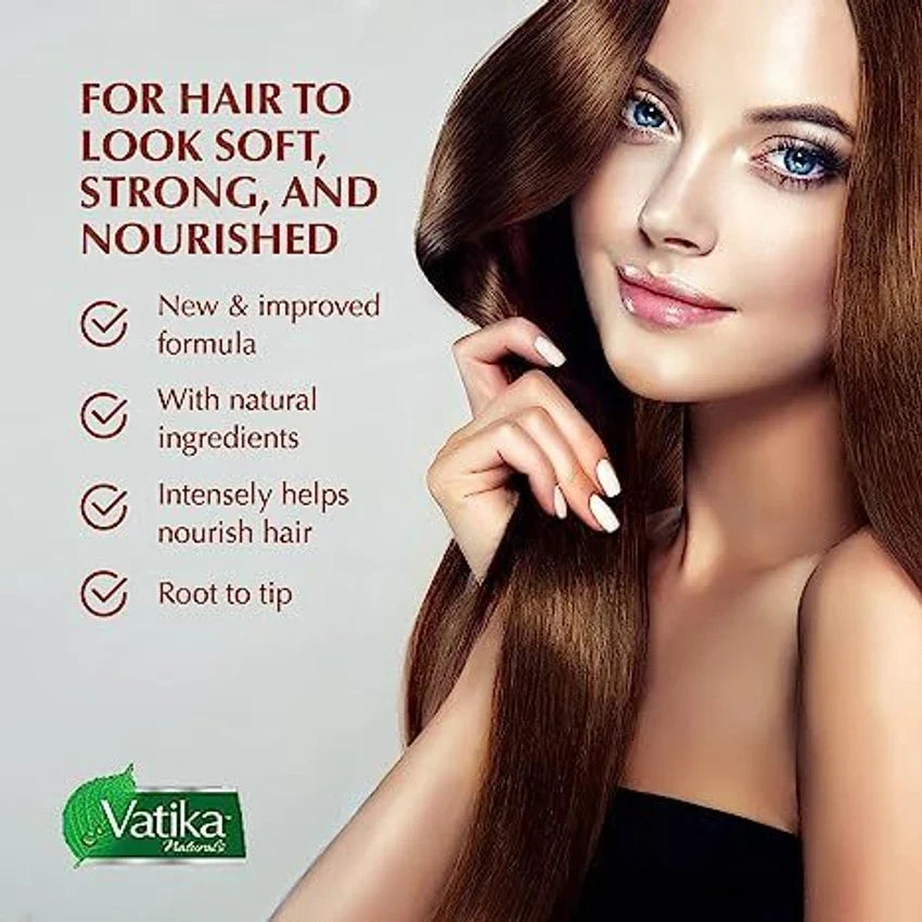 Vatika Natural Cactus Enrich Hair Oil Hair Fall Control 300ml Vatika