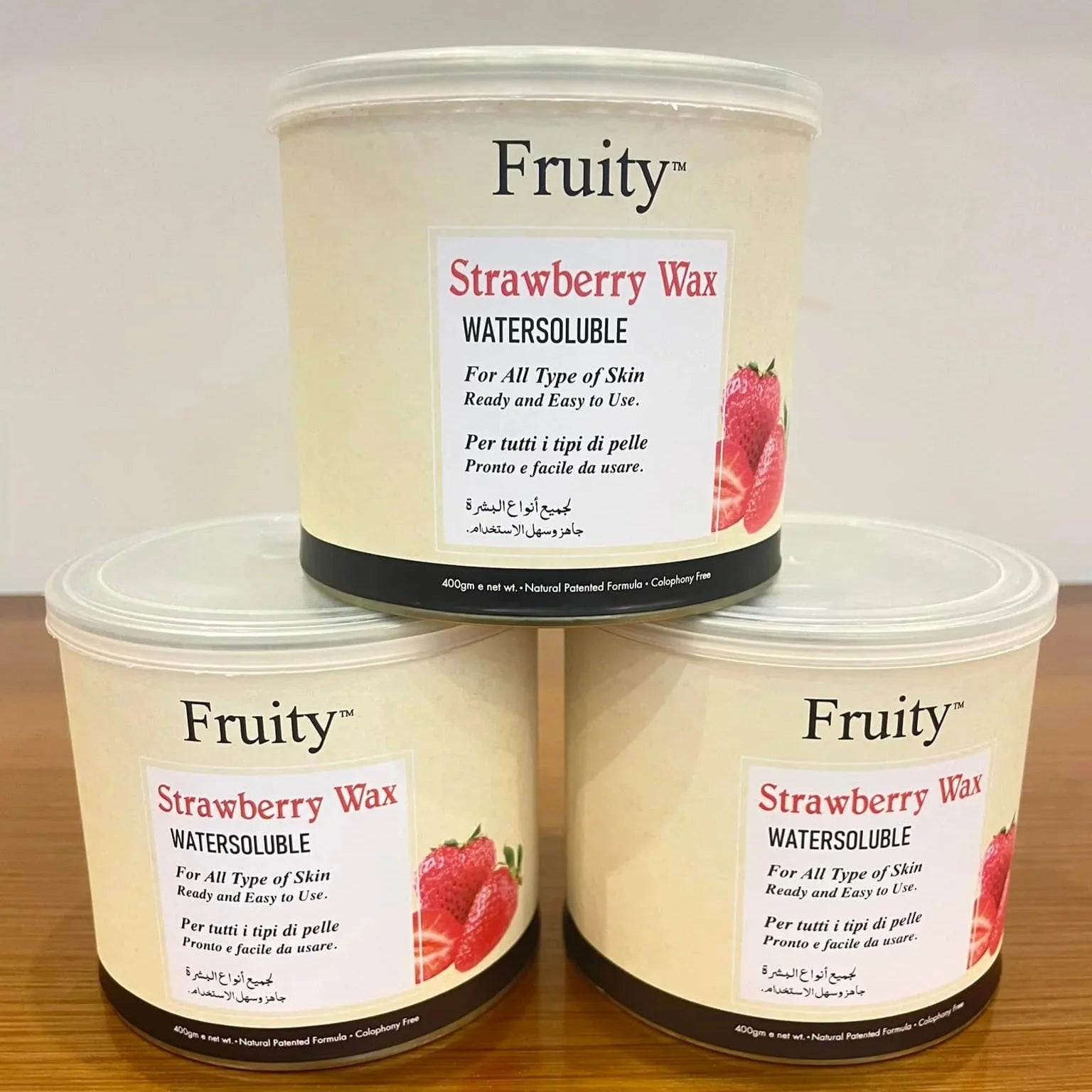 Fruity Water Soluble Hair Removing Wax Original 400gm Fruity