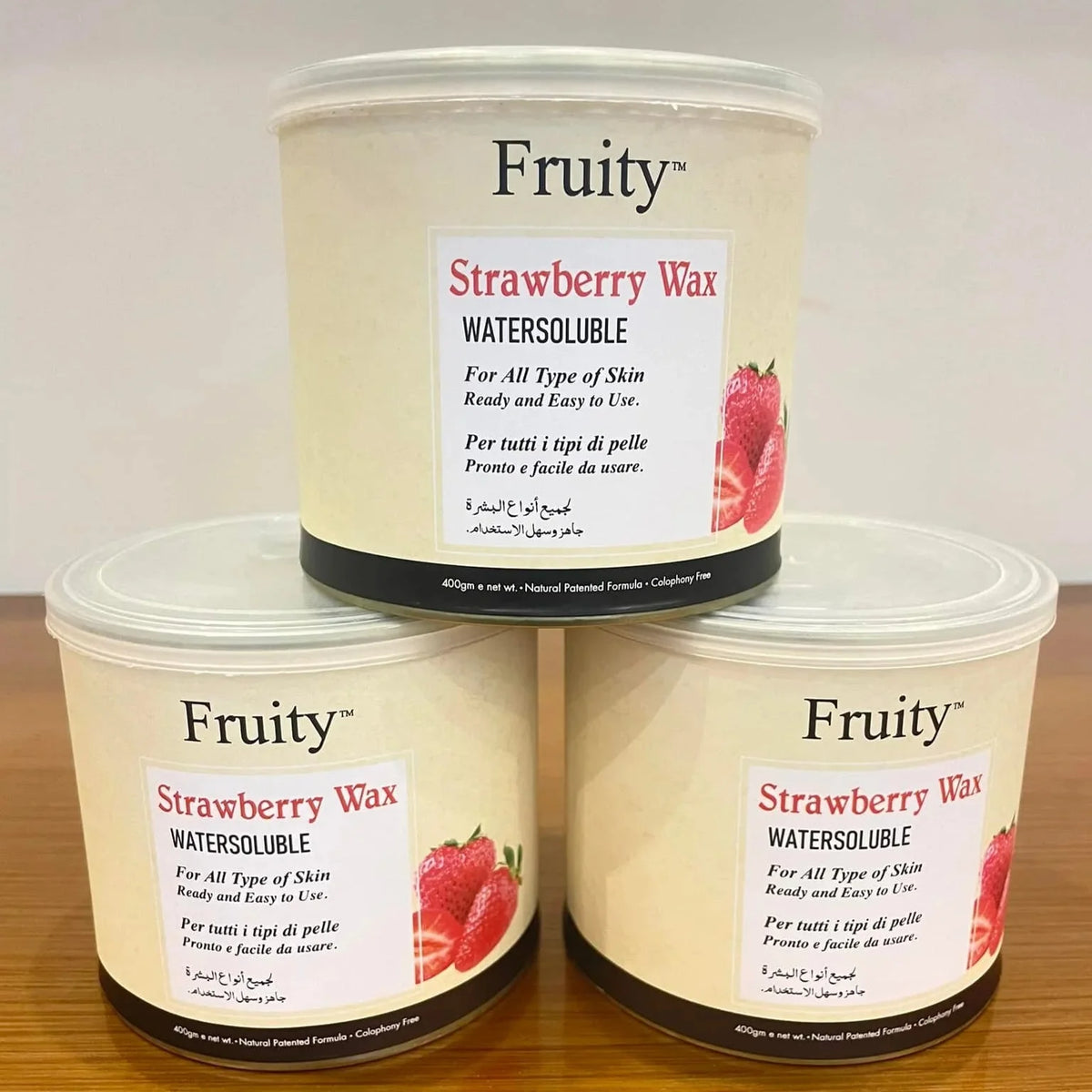 Fruity Water Soluble Hair Removing Wax Original 400gm Fruity