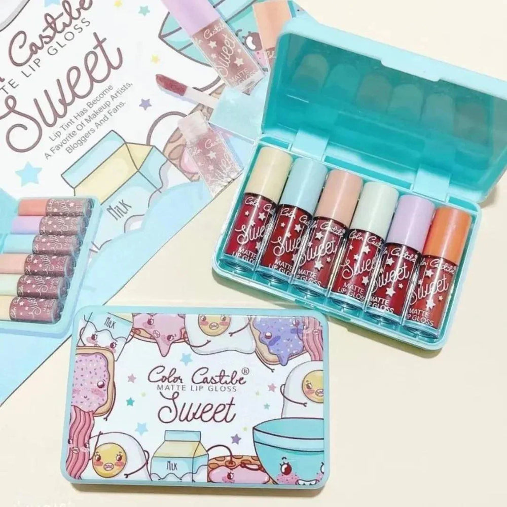 Color Castle Matte Lipgloss - 6 Set Color Castle