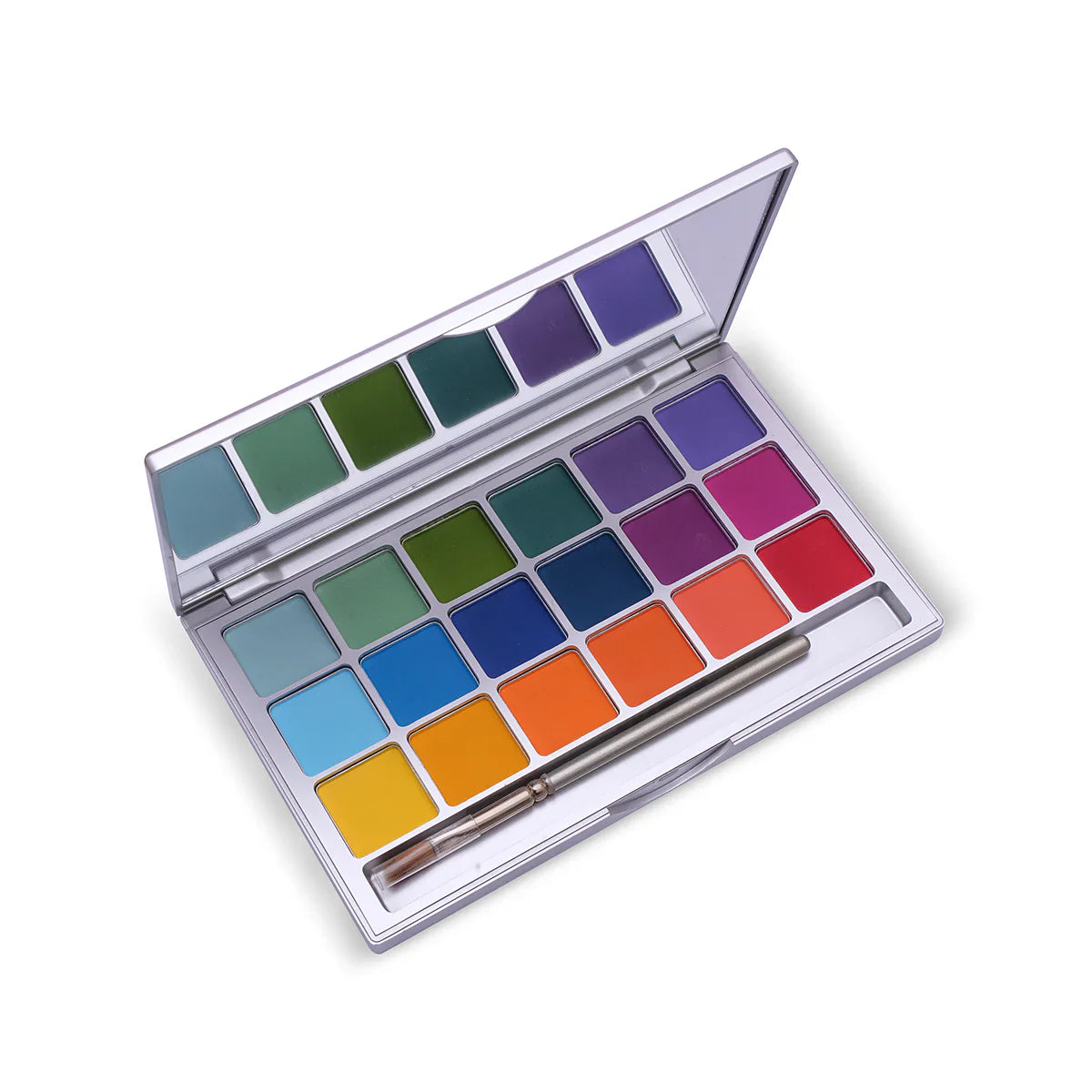 Kryolan - Variety Eyeshadow Palette - 18 Colors V2 Bright Kryolan