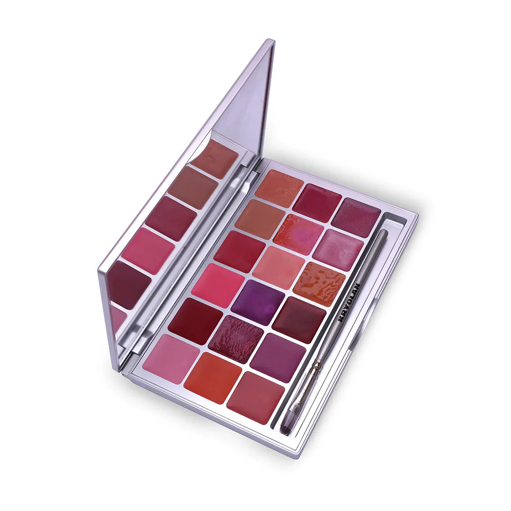 Kryolan - Lippenstift Pallet - Lip Rouge Set 18 Colors Kryolan