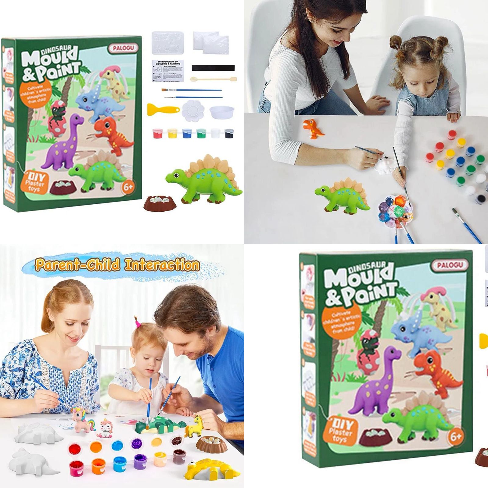 Gypsum Painting Kit, Plaster Painting Craft Kit Art Set Cosmia.pk