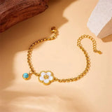 Flower Stainless Steel Bracelet
