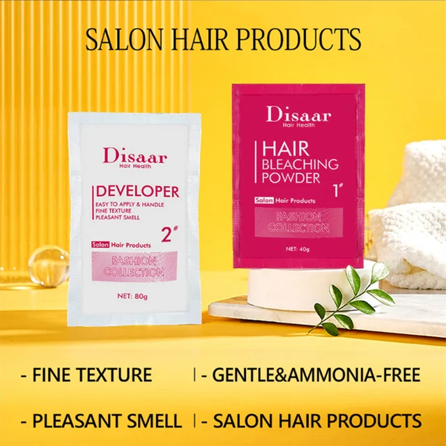 Dissar 40g+80g Hair Bleaching Powder Hair Dye Lightener Fading Powder Disaar