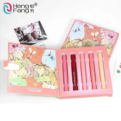 5Pcs Heng Fang Soft Matte Lipstick Heng Fang