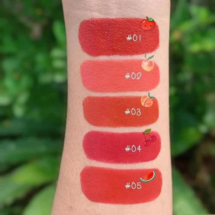 5Pcs Heng Fang Soft Matte Lipstick Heng Fang