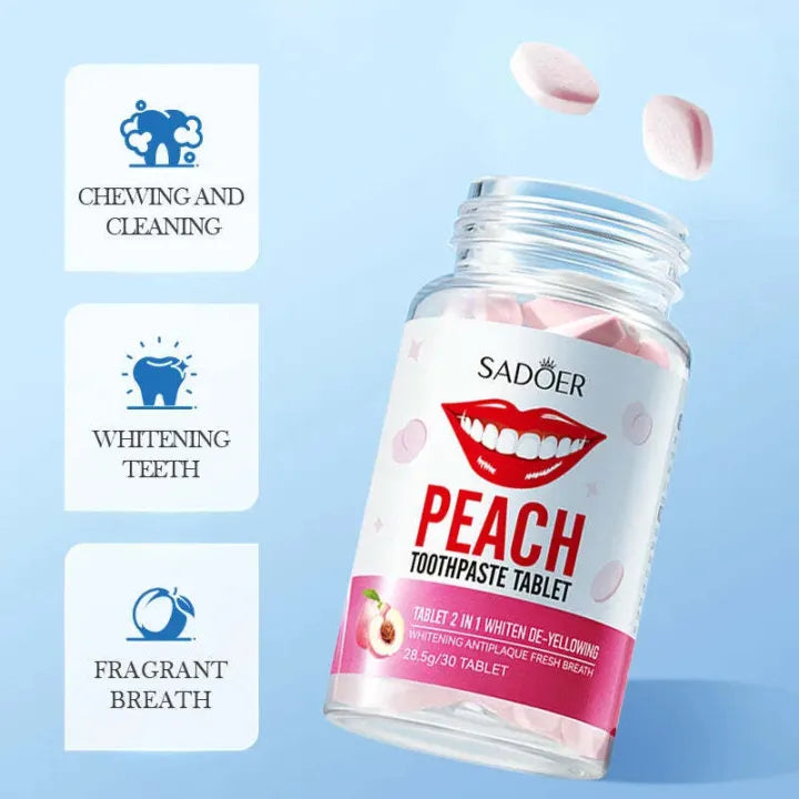 Sadoer 2 in 1 Solid Toothpaste Tablets 28.5g Sadoer