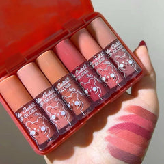 Color Castle Cute Bear Lip Glosses-Set of 6 Cute Bear