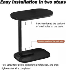 Small Oval Sofa Side Table Cosmia.pk