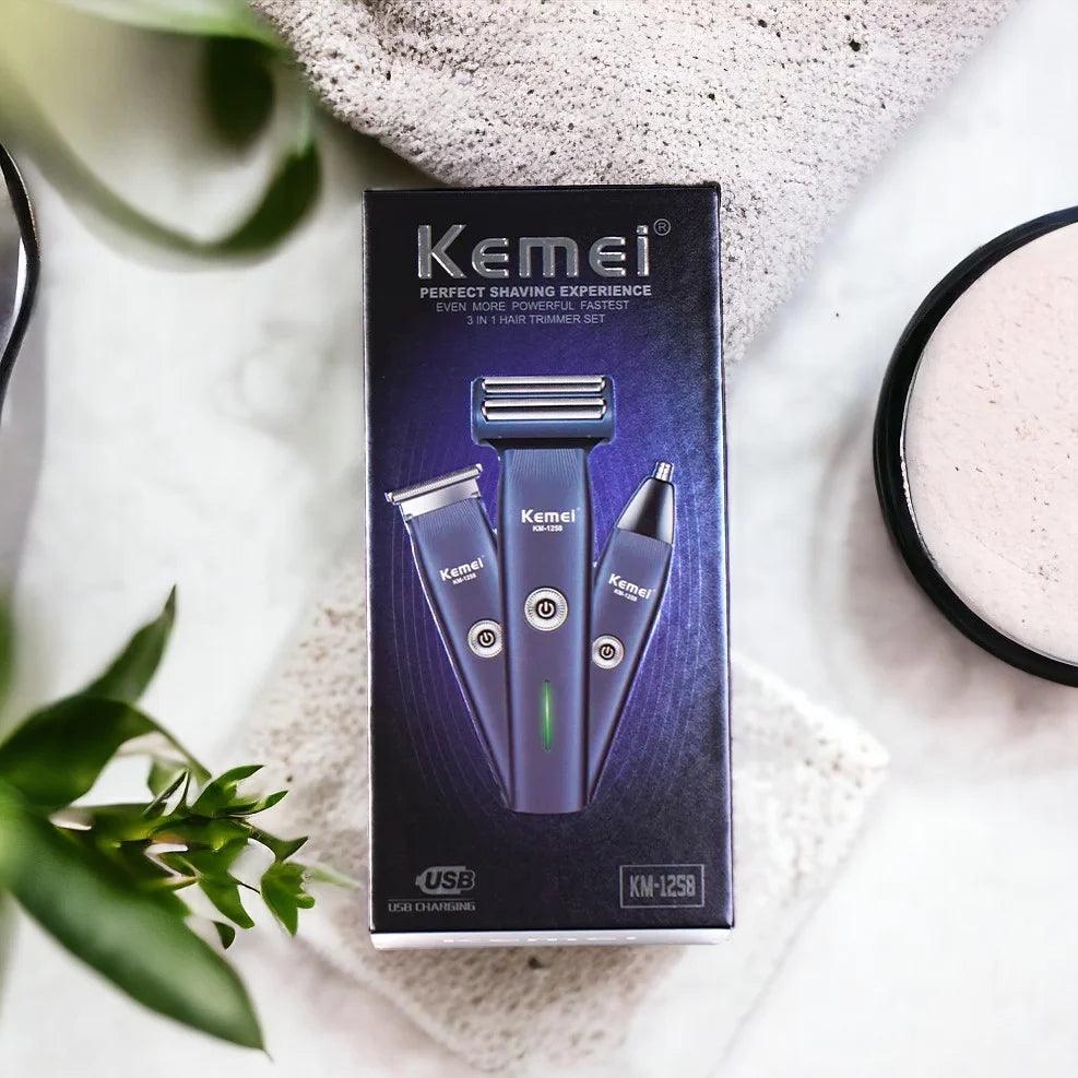 Kemei Professional 3in1 Men’s Grooming Heavy Duty Kit Kemei