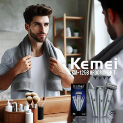 Kemei Professional 3in1 Men’s Grooming Heavy Duty Kit Kemei