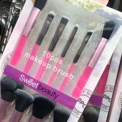 Sweet Beauty Makeup Brush - 10Pcs Sweet Beauty