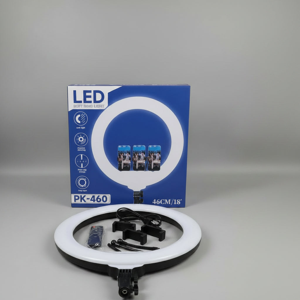 LED Soft Ring Light - 46cm / 18 inch - PK-460 Cosmia.pk