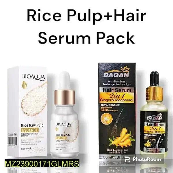 Bioaqua Face Serum and Daqan Hair Serum Deal Cosmia.pk