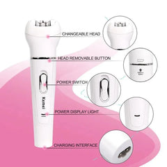 Nikai 5 in 1 Facial Epilator and Shaver - NK 7636 Nikai
