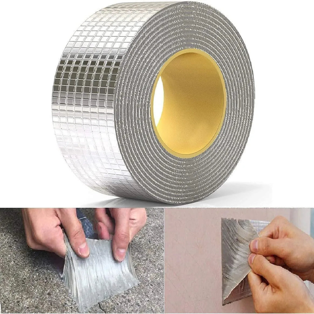 Aluminum Foil Super Fix Adhesive Butyl Strong Waterproof Tape Cosmia.pk