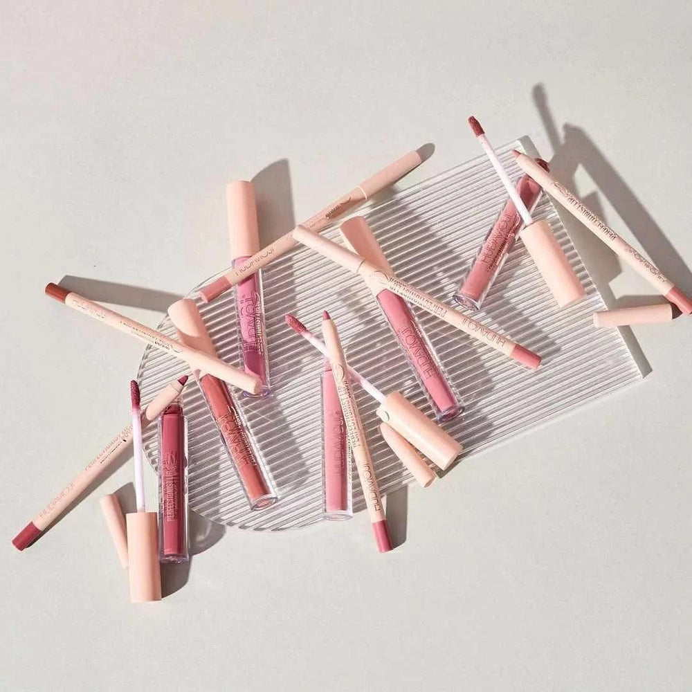 Hudamoji Lipgloss + Lip Pencil Huda Moji
