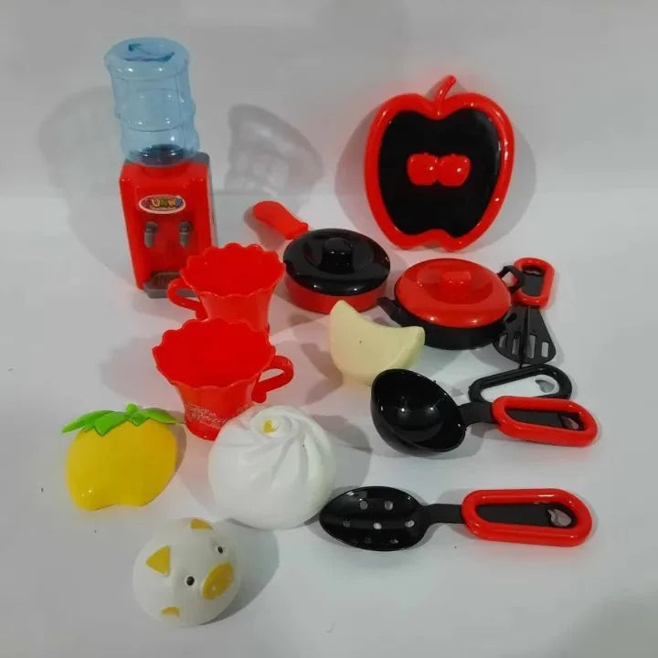 Children Plastic Kitchen Set, Crockery Set Kitchen Appliances Cosmia.pk