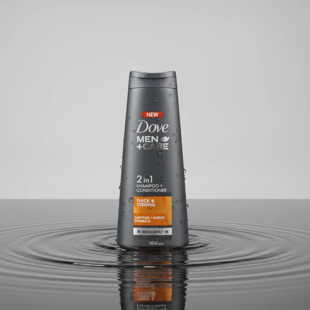 Dove Men Care Thick & Strong Shampoo - 340ml Dove