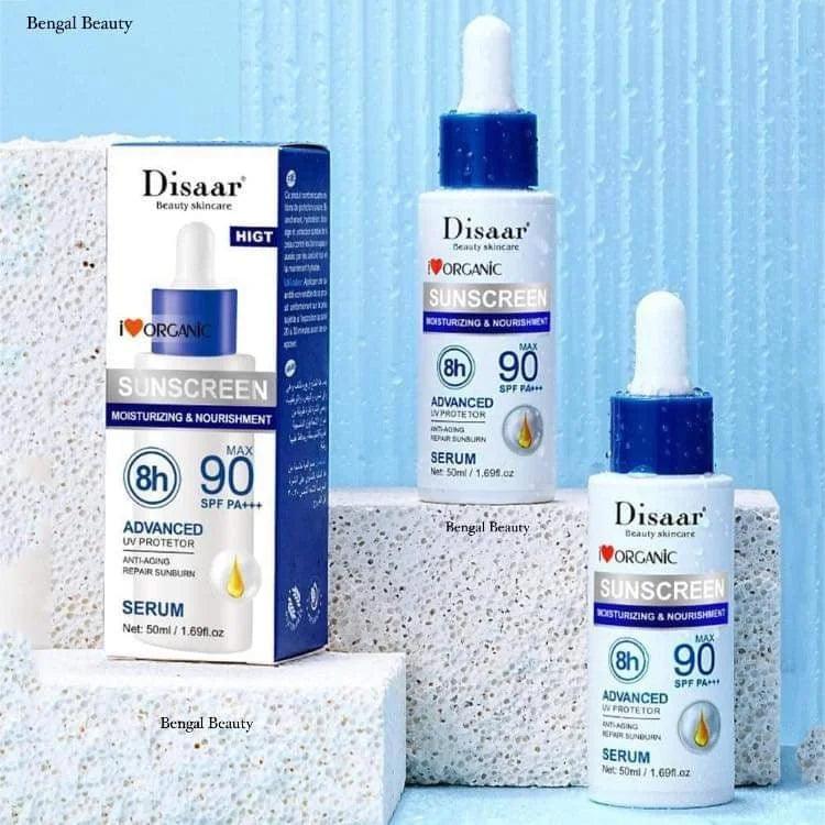 Disaar Sunscreen Serum – SPF 90 PA+++ - 50 ml Disaar