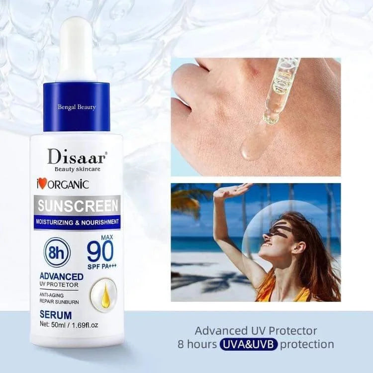 Disaar Sunscreen Serum – SPF 90 PA+++ - 50 ml Disaar
