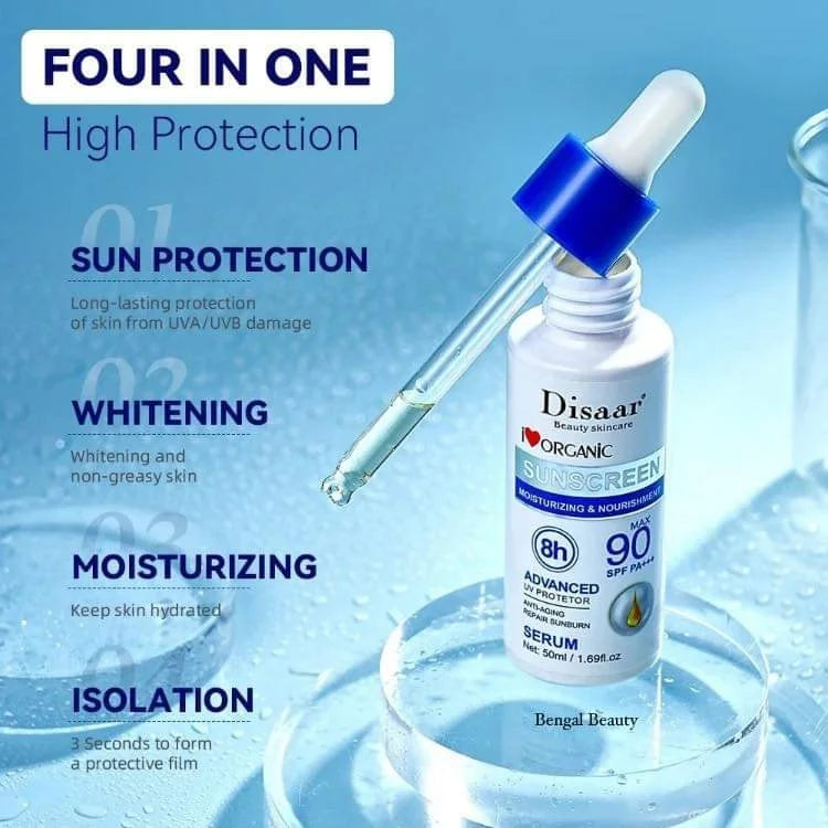Disaar Sunscreen Serum – SPF 90 PA+++ - 50 ml Disaar