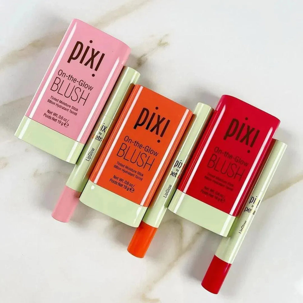 Pixi Lip Glow + Pixi On The Glow Blush Stick - Pack of 6 Pixi