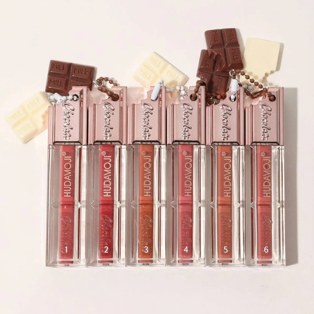 Hudamoji Chocolate Matte Lip Gloss Huda Moji