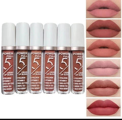 6 Pcs Bob Matte Lipgloss Set Bob